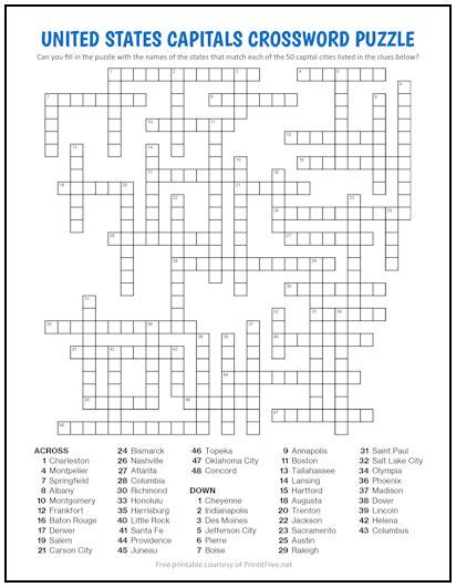capital of georgia usa crossword.